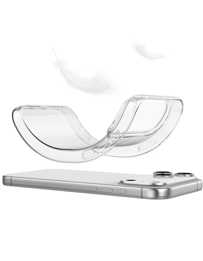 iPhone 18 Pro / 17 Pro Anti-Fingerprint TPU Case - Transparent