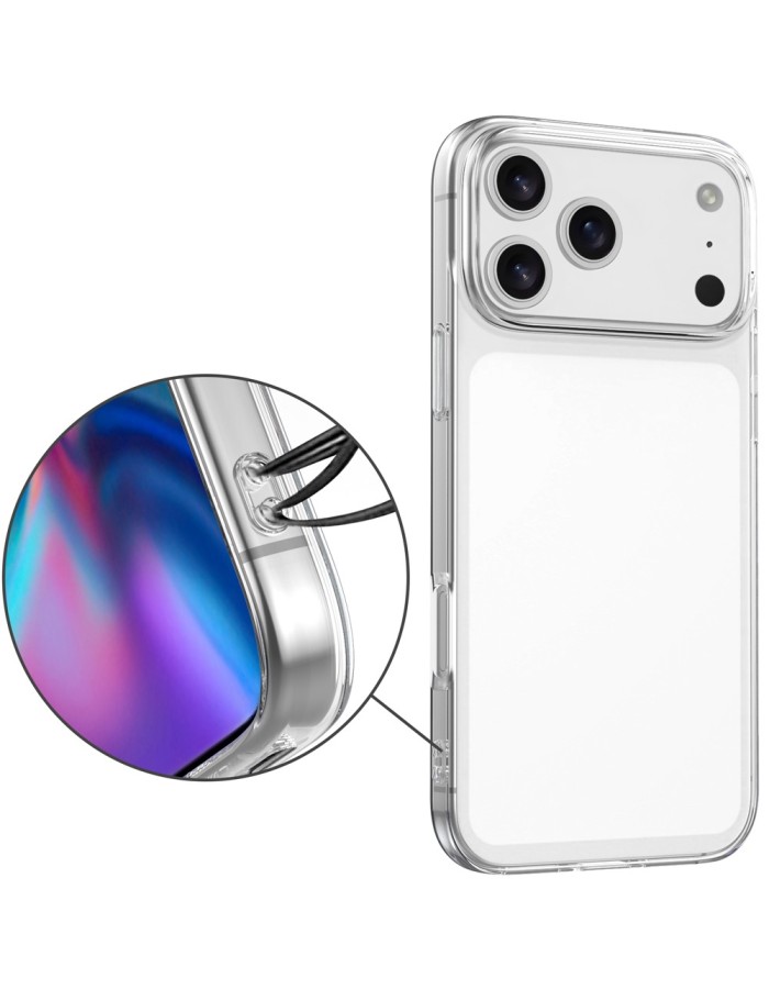 iPhone 18 Pro Max / 17 Pro Max Anti-Fingerprint TPU Case - Transparent