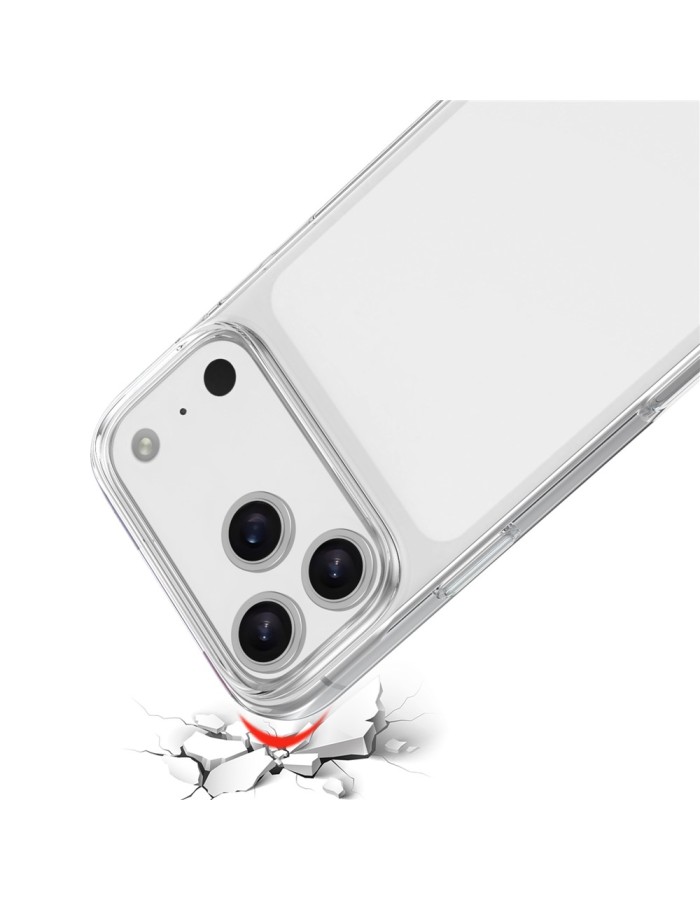 iPhone 18 Pro Max / 17 Pro Max Anti-Fingerprint TPU Case - Transparent