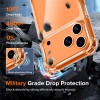 Hybrid Acrylic TPU Case iPhone 18 Pro / 17 Pro with Camera Protection - Transparent