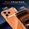 Hybrid Acrylic TPU Case iPhone 18 Pro Max / 17 Pro Max with Camera Protection - Transparent