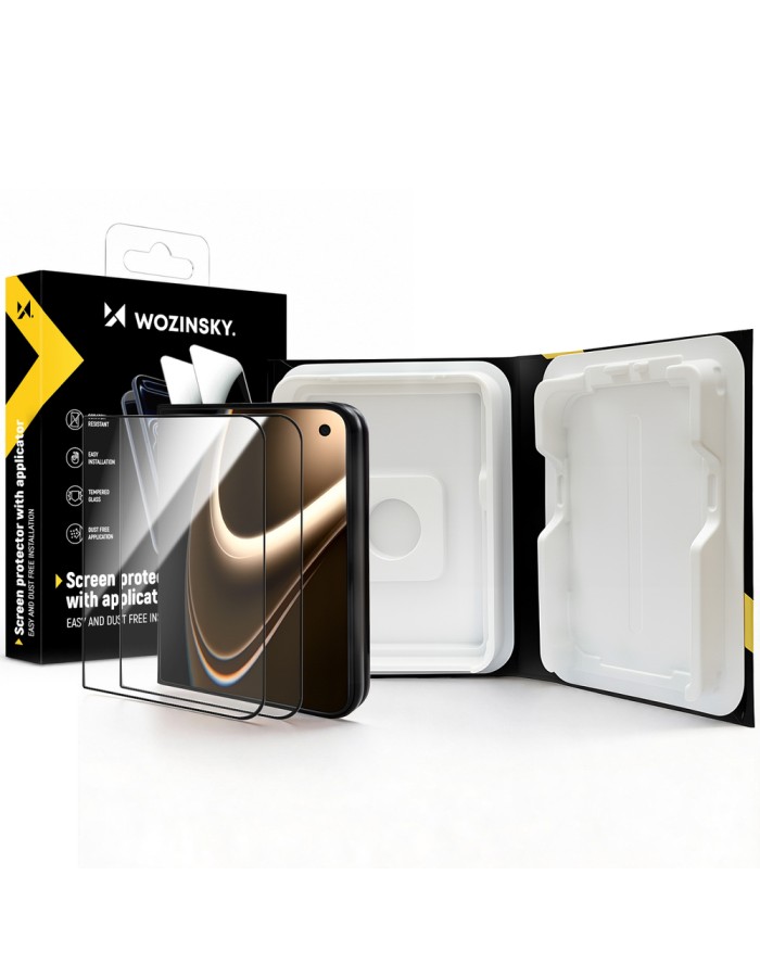 Wozinsky EasyFit Clear Glass Tempered Glass for iPhone Duo - 2 pcs. Wozinsky EasyFit Clear Glass Tempered Glass for iPhone Duo - 2 pcs.