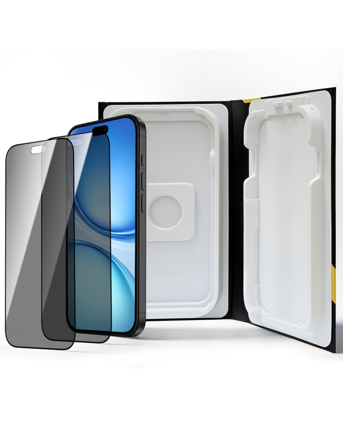 Wozinsky EasyFit Privacy Glass screen protector for iPhone 18 Pro Max - 2 pcs.