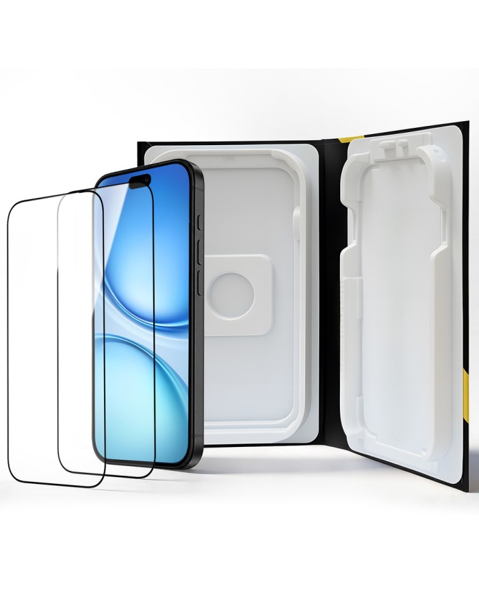 Wozinsky EasyFit Clear Glass tempered glass for iPhone 18 Pro / 17 Pro - 2 pcs. Wozinsky EasyFit Clear Glass tempered glass for iPhone 18 Pro / 17 Pro - 2 pcs.
