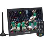Denver AV LED TV 10” with DVB-T2, USB, HDMI input Rechargeable Battery & 12V LED-1033