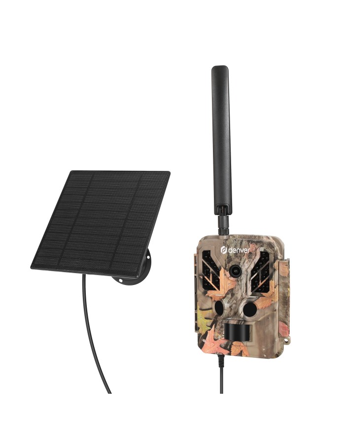 Denver SECURITY Camera 4G 4K with Solar Panel for Wildlife WSL-8050