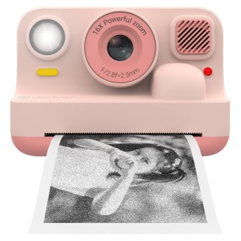 Denver KIDS Photo Digital Instant Camera 48MP Thermal Print & BT Print KPC-1374BTRO Rose