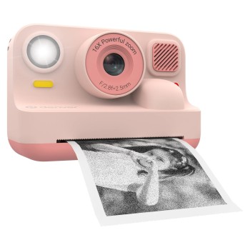 Denver KIDS Photo Digital Instant Camera 48MP Thermal Print & BT Print KPC-1374BTRO Rose Denver KIDS Photo Digital Instant Camera 48MP Thermal Print & BT Print KPC-1374BTRO Rose
