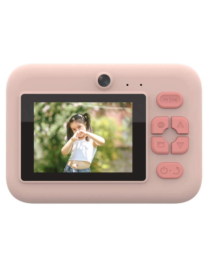 Denver KIDS Photo Digital Instant Camera 48MP Thermal Print & BT Print KPC-1374BTRO Rose
