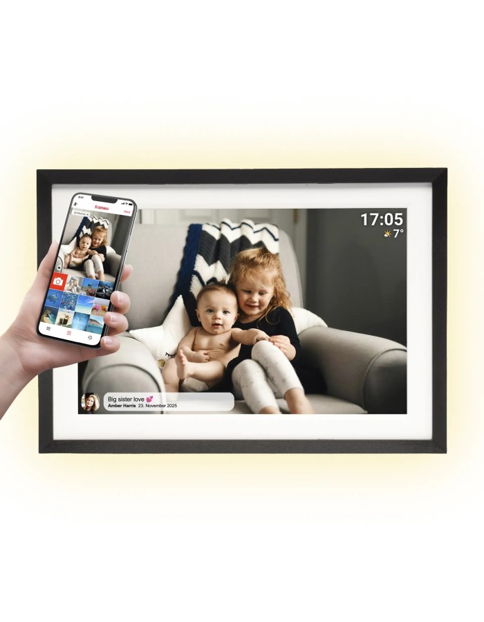 Denver PHOTO Frameo 10.1'' Smart Photoframe, Ambient Light & 16GB PFF-1081
