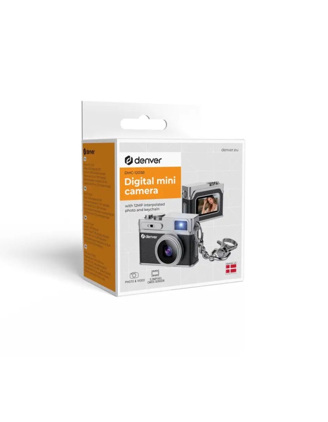 Denver PHOTO Camera Mini with Keychain Attachment DMC-1203B Denver PHOTO Camera Mini with Keychain Attachment DMC-1203B
