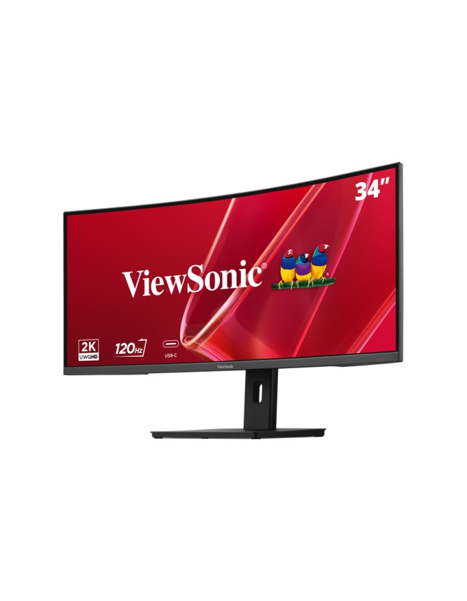 Viewsonic Monitor VA 34'' UWQHD IPS Curved UltraWide 120Hz USB-C Hub/PD/Speakers VA3420C-2