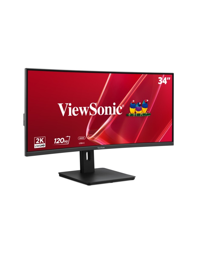 Viewsonic Monitor VA 34'' UWQHD IPS Curved UltraWide 120Hz USB-C Hub/PD/Speakers VA3420C-2