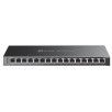 TP-LINK SWITCH 16PORTS GIGABIT LAN PORTS, +8 POE PORTS, QOS, 120W, DESKTOP/WALLMOUNT, STEEL CASE, UK PLUG