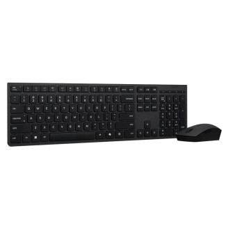 LENOVO PROFESSIONAL RECHARGEABLE COMBO KEYBOARD AND MOUSE-US EURO, WIRELESS(USB-A 2.4G, BLUETOOTH), KB:420mAh, MOUSE:380mAh, 3YW, GREY