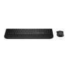 HP KEYBOARD AND MOUSE 585C MULTI-DEVICE DUAL - MODE WITH PALM REST, BLUETOOTH + WIRELESS, BLACK
