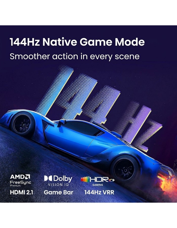 Hisense 65E7S PRO 65'' 4K Smart QLED144hz  TV