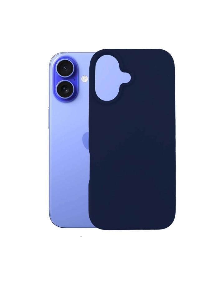3mk Silicone Case for iPhone 16 Plus - navy blue 3mk Silicone Case for iPhone 16 Plus - navy blue