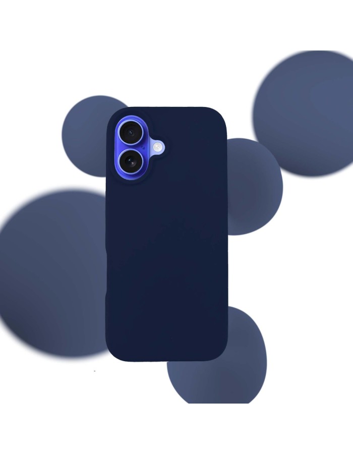 3mk Silicone Case for iPhone 16 Plus - navy blue 3mk Silicone Case for iPhone 16 Plus - navy blue