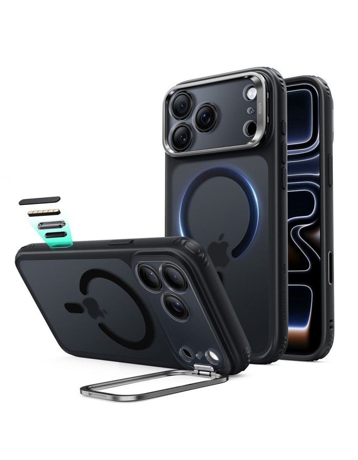 ESR Classic Hybrid Kickstand MagSafe Case for iPhone 18 Pro / 17 Pro - Black