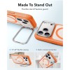 ESR Classic Hybrid Kickstand MagSafe Case for iPhone 18 Pro / 17 Pro - Matte Orange