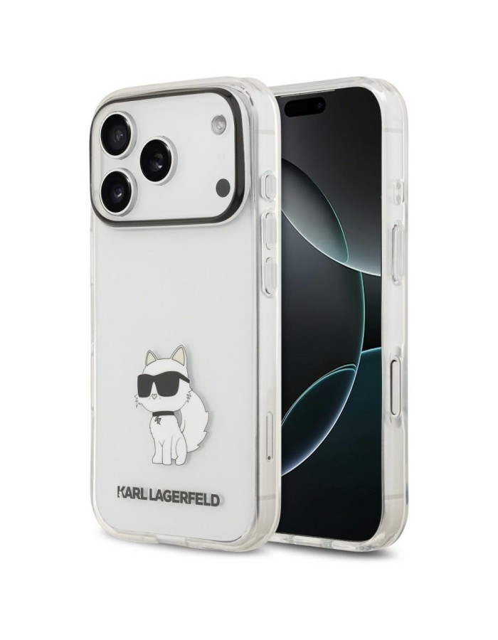Karl Lagerfeld IML NFT Choupette Case for iPhone 18 Pro / 17 Pro - Transparent