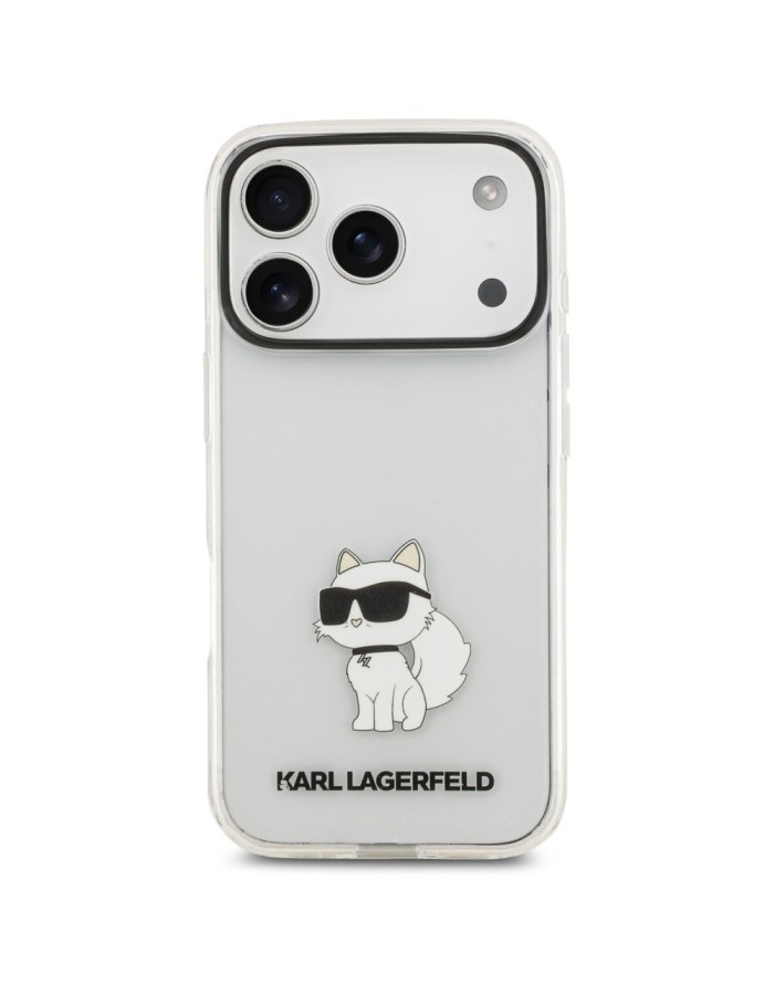 Karl Lagerfeld IML NFT Choupette Case for iPhone 18 Pro / 17 Pro - Transparent