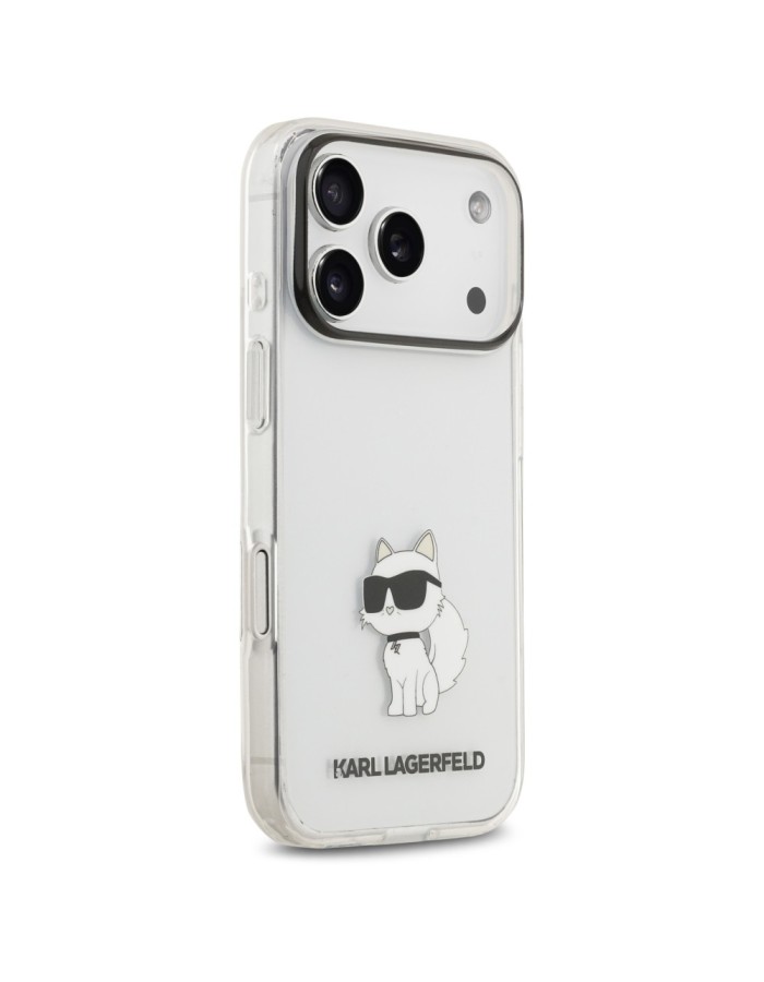 Karl Lagerfeld IML NFT Choupette Case for iPhone 18 Pro / 17 Pro - Transparent