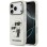 Karl Lagerfeld IML NFT Glitter Karl&amp;amp;Choupette Case for iPhone 18 Pro / 17 Pro - Transparent