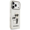 Karl Lagerfeld IML NFT Glitter Karl&Choupette Case for iPhone 18 Pro / 17 Pro - Transparent Karl Lagerfeld IML NFT Glitter Karl&Choupette Case for iPhone 18 Pro / 17 Pro - Transparent