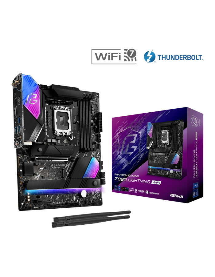 MB ASRock Z890 Lightning WIFI Motherboard MB ASRock Z890 Lightning WIFI Motherboard
