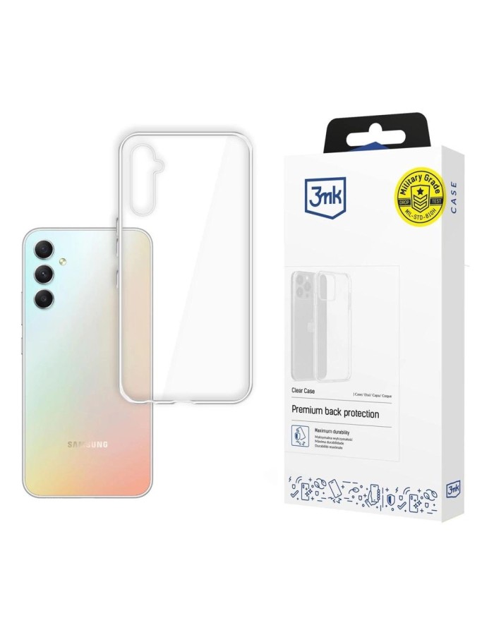 3mk Clear Case for Samsung Galaxy A34 5G - transparent 3mk Clear Case for Samsung Galaxy A34 5G - transparent