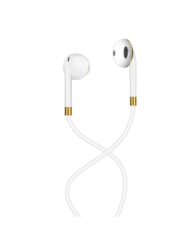 HOCO M1 ORIGINAL WIRED EARPODS WITH JACK 3.5'' CONNECTOR WHITE HOCO M1 ORIGINAL WIRED EARPODS WITH JACK 3.5'' CONNECTOR WHITE