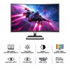 Armaggeddon Gaming Monitor 32'' Curved 2K 180Hz 10Bit True Color 0.5ms PXP 32-PRO.G White Armaggeddon Gaming Monitor 32'' Curved 2K 180Hz 10Bit True Color 0.5ms PXP 32-PRO.G White