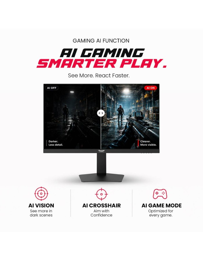 Armaggeddon Gaming Monitor 27'' 4K IPS 160Hz 10Bit 0.5ms Height-Swivel-Pivot Adjustable PXP 27-UXD Black Armaggeddon Gaming Monitor 27'' 4K IPS 160Hz 10Bit 0.5ms Height-Swivel-Pivot Adjustable PXP 27-UXD Black