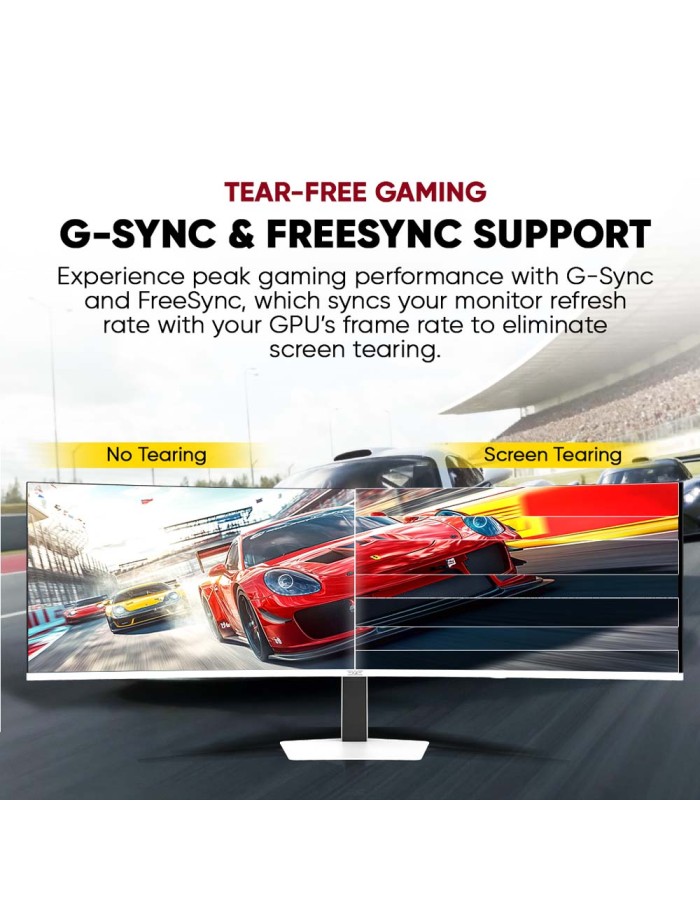 Armaggeddon Gaming Monitor 49'' Curved DQHD 5K 165Hz R1500 PIP Height Adjustable PXP 49 Pro Black Armaggeddon Gaming Monitor 49'' Curved DQHD 5K 165Hz R1500 PIP Height Adjustable PXP 49 Pro Black