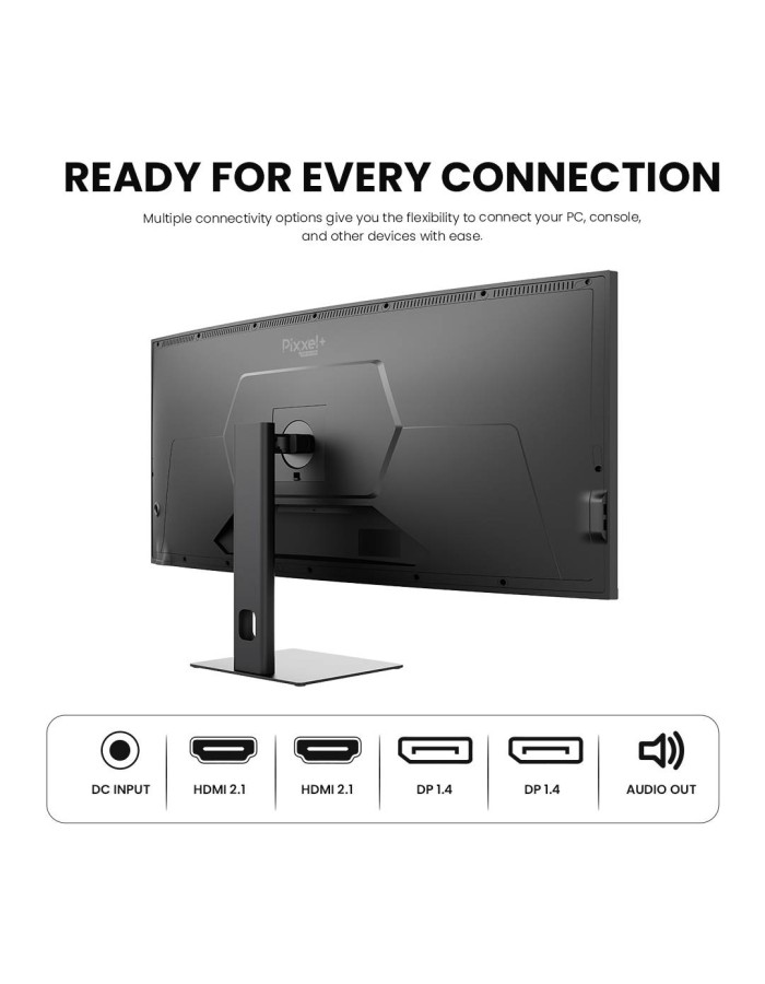 Armaggeddon Gaming Monitor 40'' Curved LG Nano 5K2K 120Hz IPS 2500R Height Adjustable PXP 40-UPN Black Armaggeddon Gaming Monitor 40'' Curved LG Nano 5K2K 120Hz IPS 2500R Height Adjustable PXP 40-UPN Black