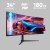 Armaggeddon Gaming Monitor 34'' Curved 3.5K 180Hz 1ms PIP/PBP 1800R PXP 34-Pro-C Black Armaggeddon Gaming Monitor 34'' Curved 3.5K 180Hz 1ms PIP/PBP 1800R PXP 34-Pro-C Black