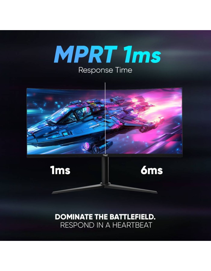 Armaggeddon Gaming Monitor 34'' Curved 3.5K 180Hz 1ms PIP/PBP 1800R PXP 34-Pro-C Black Armaggeddon Gaming Monitor 34'' Curved 3.5K 180Hz 1ms PIP/PBP 1800R PXP 34-Pro-C Black