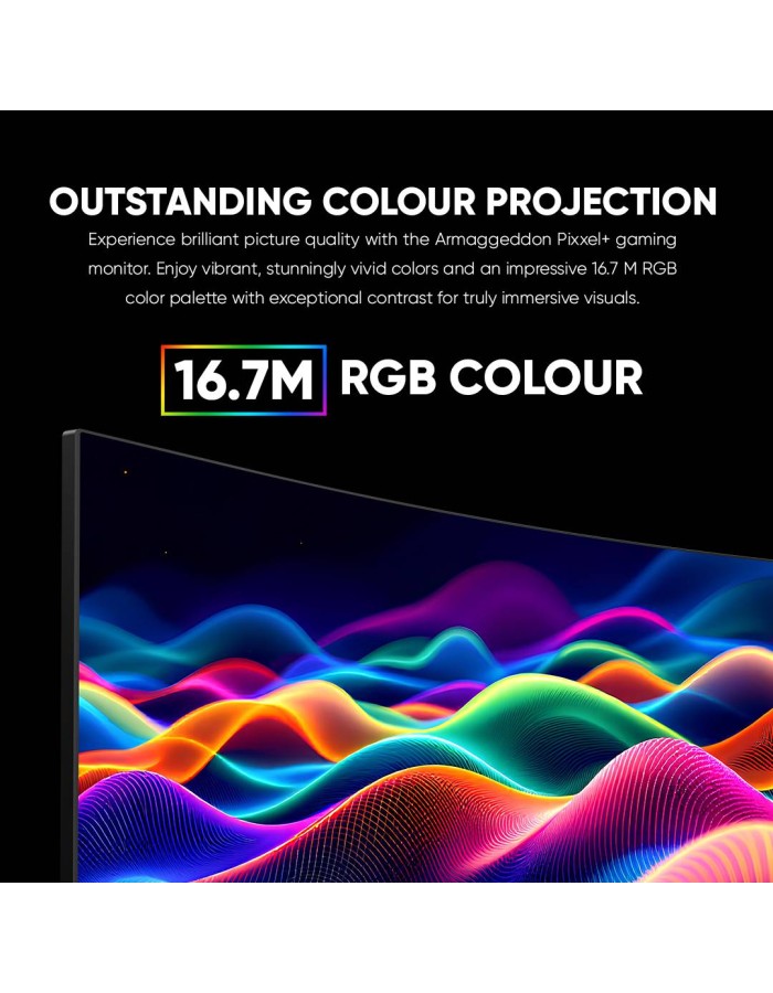 Armaggeddon Gaming Monitor 34'' Curved 3.5K 180Hz 1ms PIP/PBP 1800R PXP 34-Pro-C Black Armaggeddon Gaming Monitor 34'' Curved 3.5K 180Hz 1ms PIP/PBP 1800R PXP 34-Pro-C Black