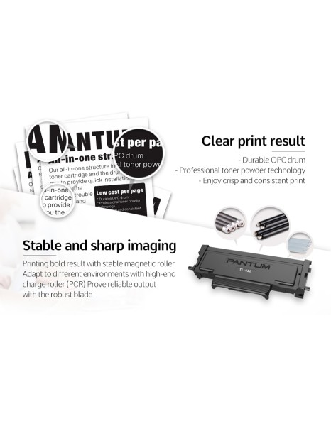 Pantum Toner Cartridge TL-410 1500 Pages Pantum Toner Cartridge TL-410 1500 Pages