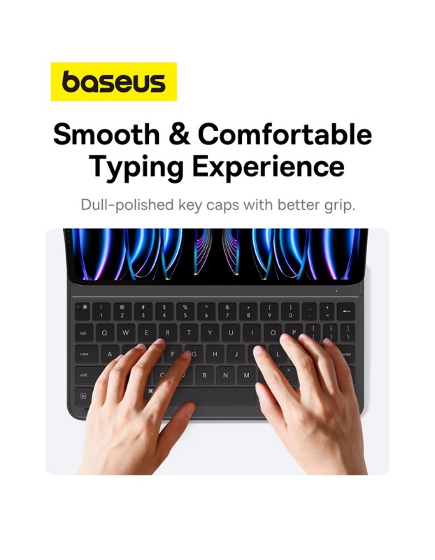 Baseus IT Bluetooth Keyboard with Magnetic Case iPad 12.9'' Cluster Black Baseus IT Bluetooth Keyboard with Magnetic Case iPad 12.9'' Cluster Black