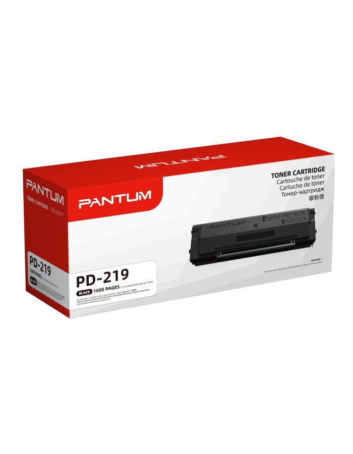 Pantum Toner Cartridge PD-219 for P2509/M6509/M6559 1600 Pages Pantum Toner Cartridge PD-219 for P2509/M6509/M6559 1600 Pages