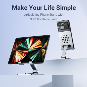 Vention MA Stand Rotatable & Foldable for Phone/Tablet Aluminium Grey KSDH0