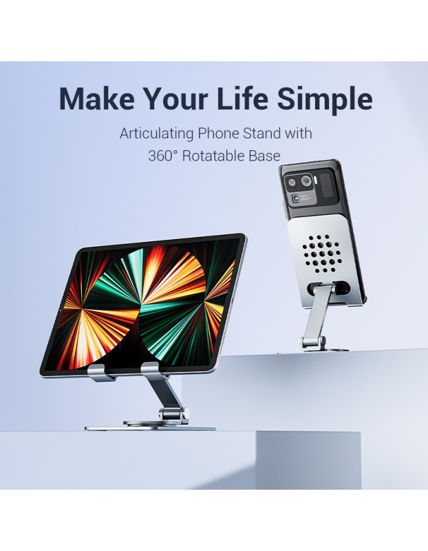 Vention MA Stand Rotatable & Foldable for Phone/Tablet Aluminium Grey KSDH0