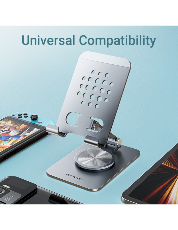 Vention MA Stand Rotatable & Foldable for Phone/Tablet Aluminium Grey KSDH0