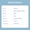 Vention MA Stand Rotatable & Foldable for Phone/Tablet Aluminium Grey KSDH0