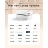 Inateck Label Barcode Printer Thermal Bluetooth & USB PR40 Black Inateck Label Barcode Printer Thermal Bluetooth & USB PR40 Black