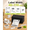 Inateck Label Barcode Printer Thermal Bluetooth & USB PR40 Black Inateck Label Barcode Printer Thermal Bluetooth & USB PR40 Black
