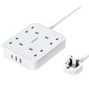 Tessan TS-202-C 4-Gang AC Extension 2m 13A with 2x USBA 1x USBC 15W Tessan TS-202-C 4-Gang AC Extension 2m 13A with 2x USBA 1x USBC 15W